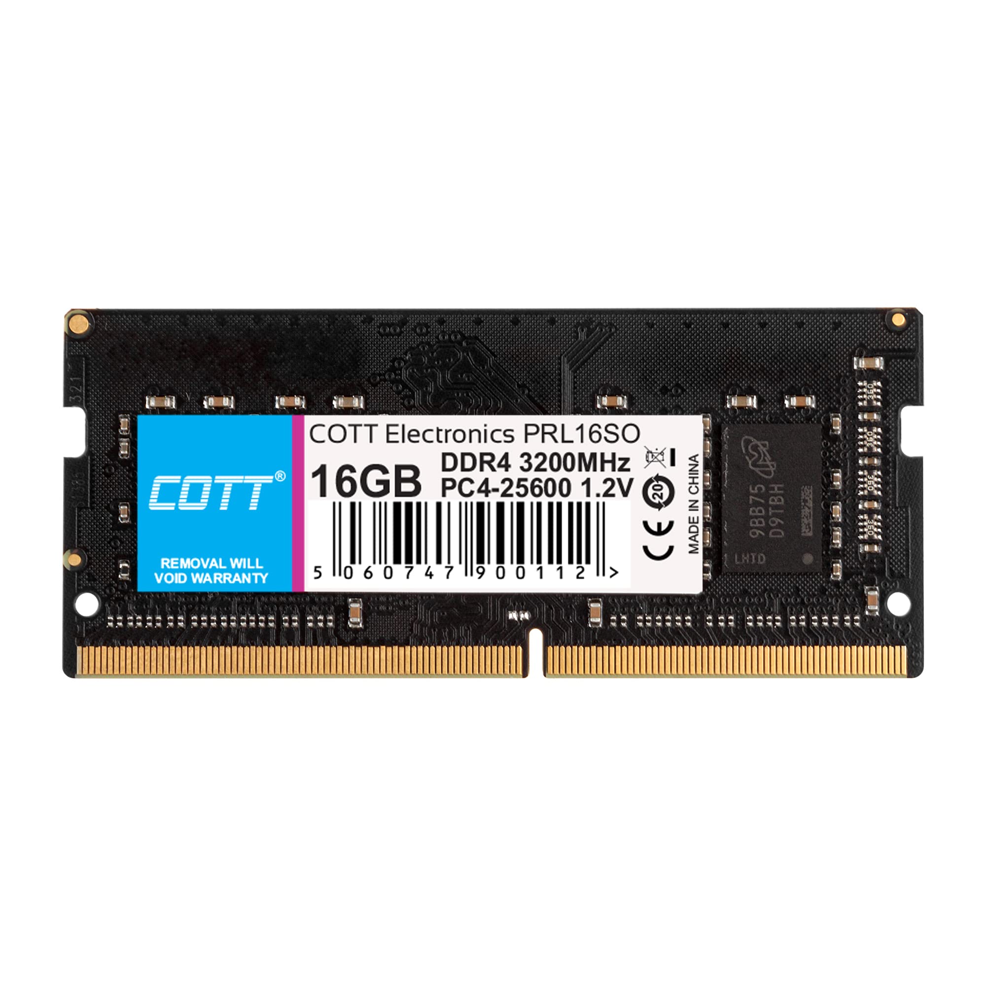 COTT® 16GB – DDR4, 3200MHz Clock (PRL16SO) – Memory
